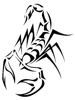 Tattoo scorpion PNG image