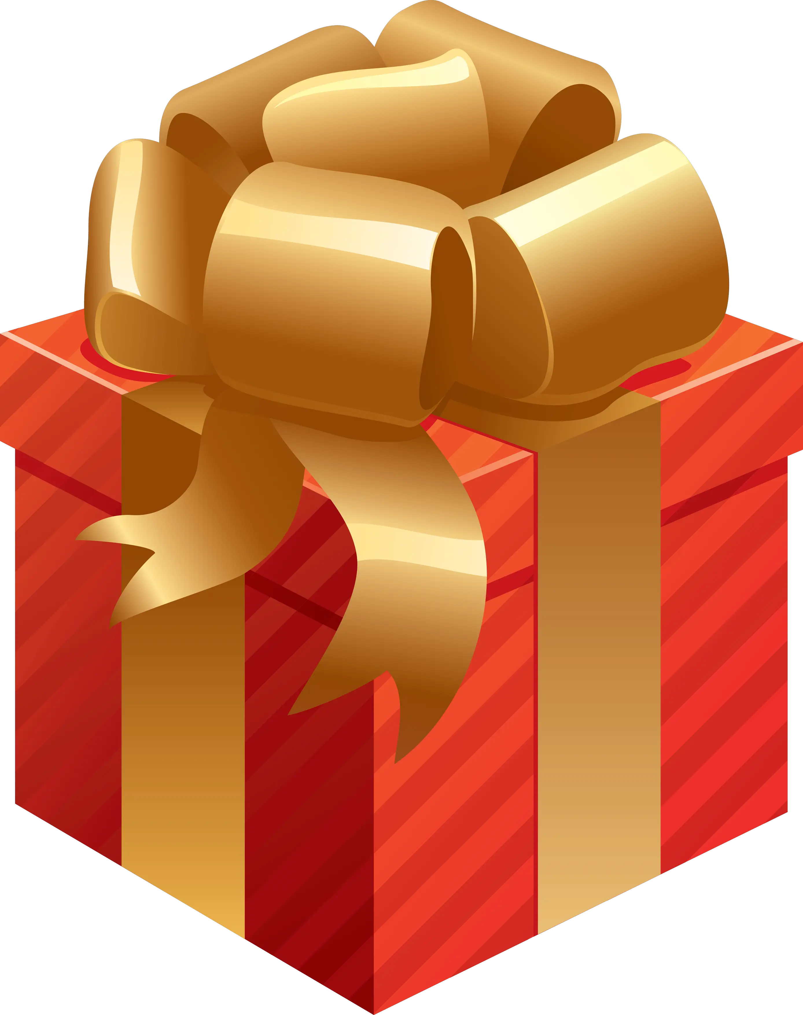 Gift red box PNG image