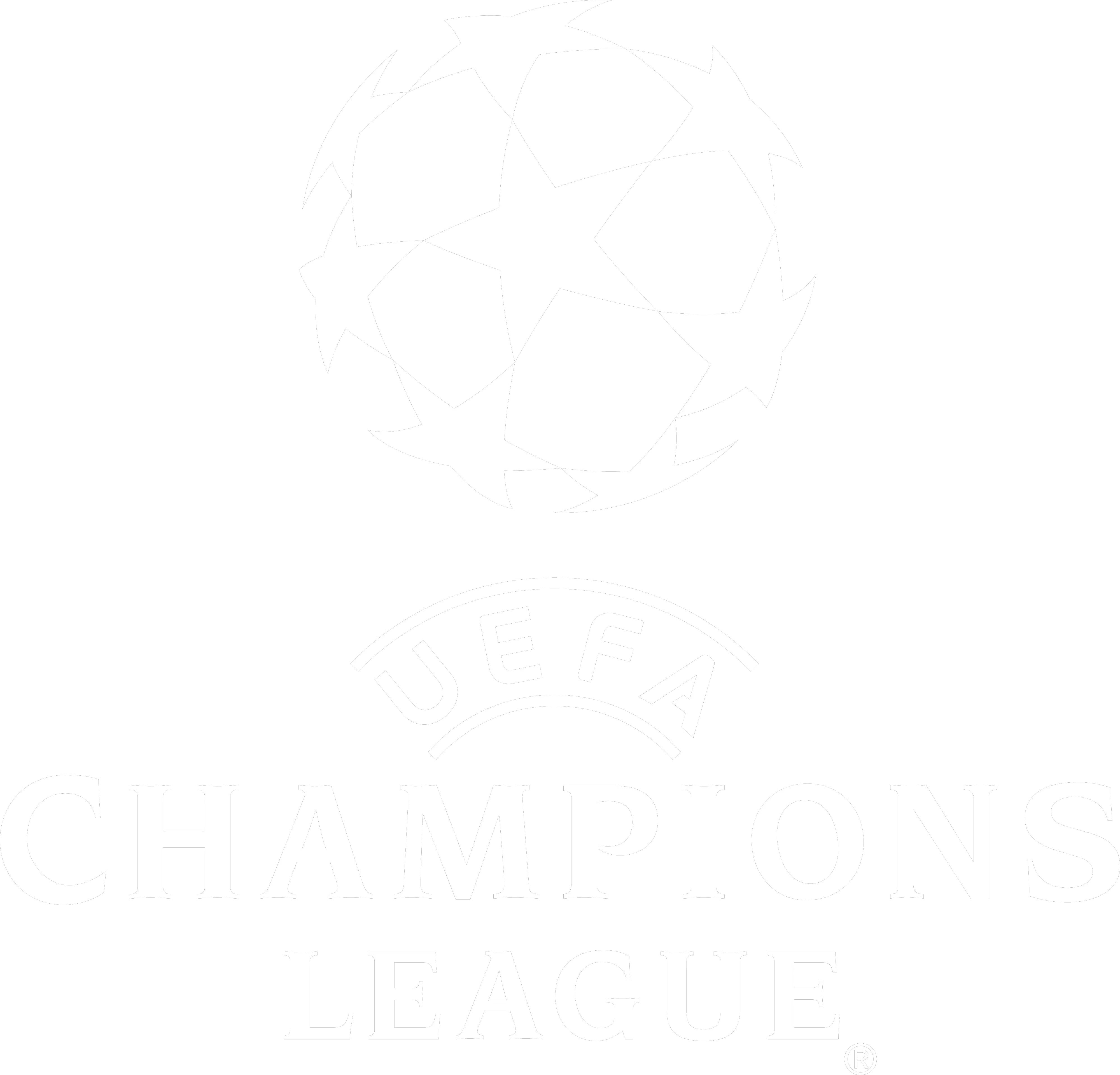 Champions League Logo Png Uefa Champions League Logo Png White Transparent