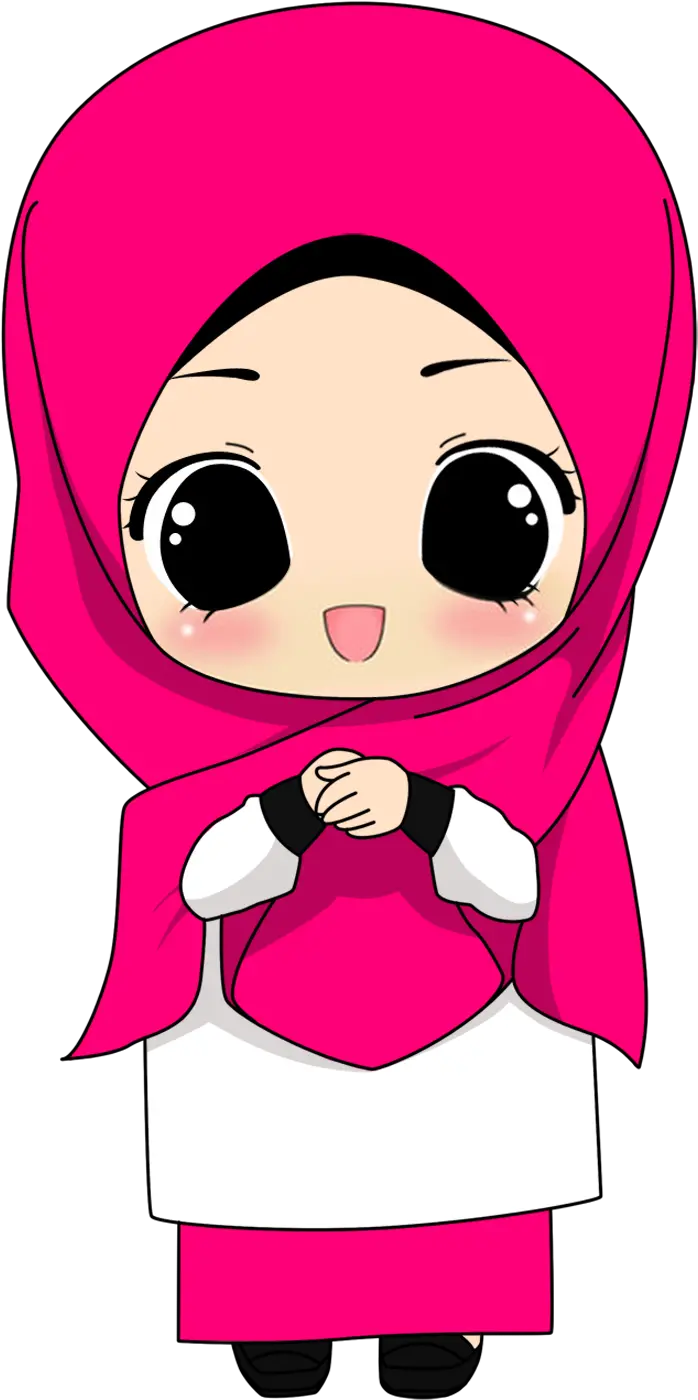 Gambar Kartun Muslimah Png 1 Png Image Hijab Cartoon Png