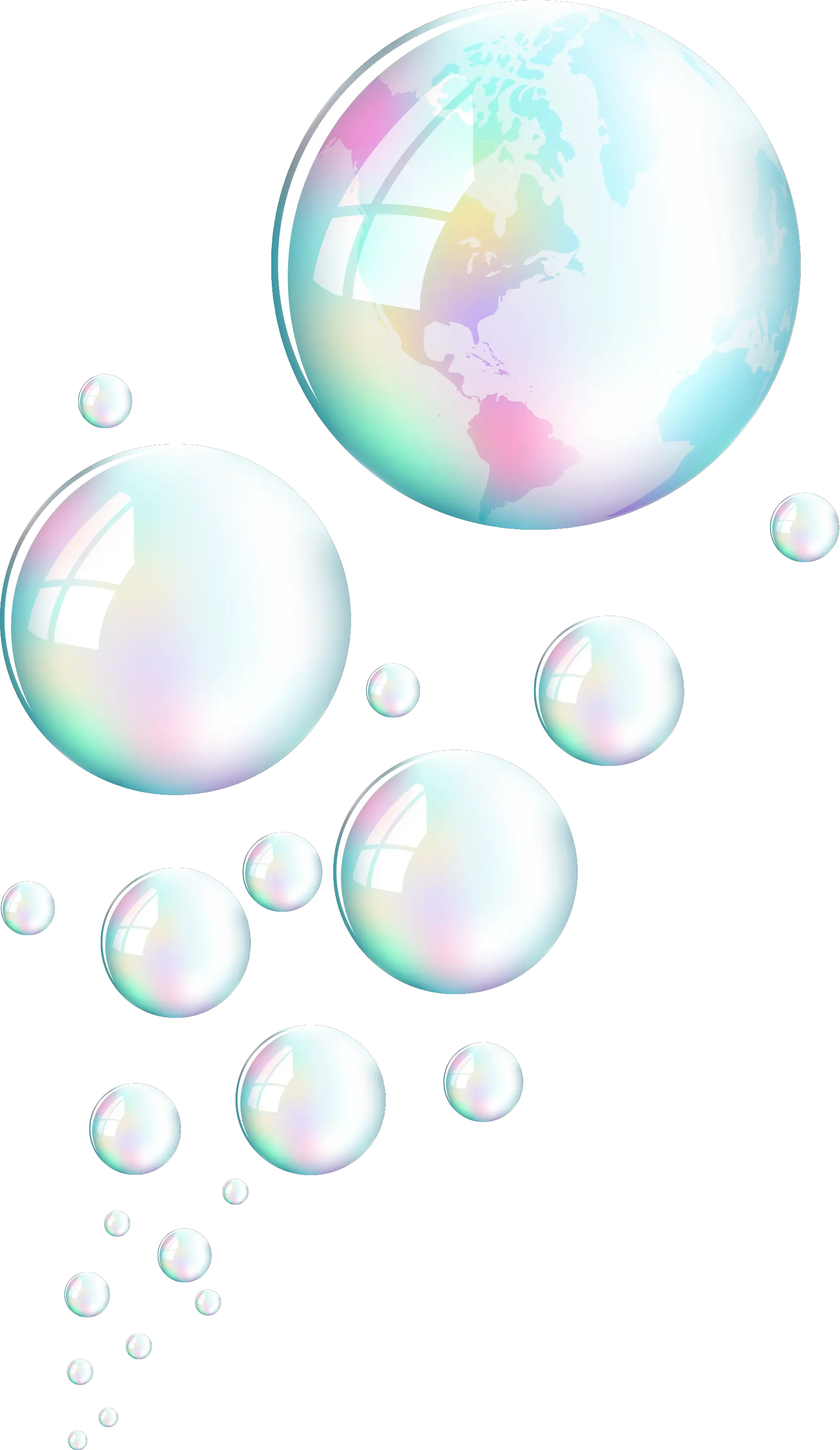 Soap Bubbles Png Lighe Bubble Png Background