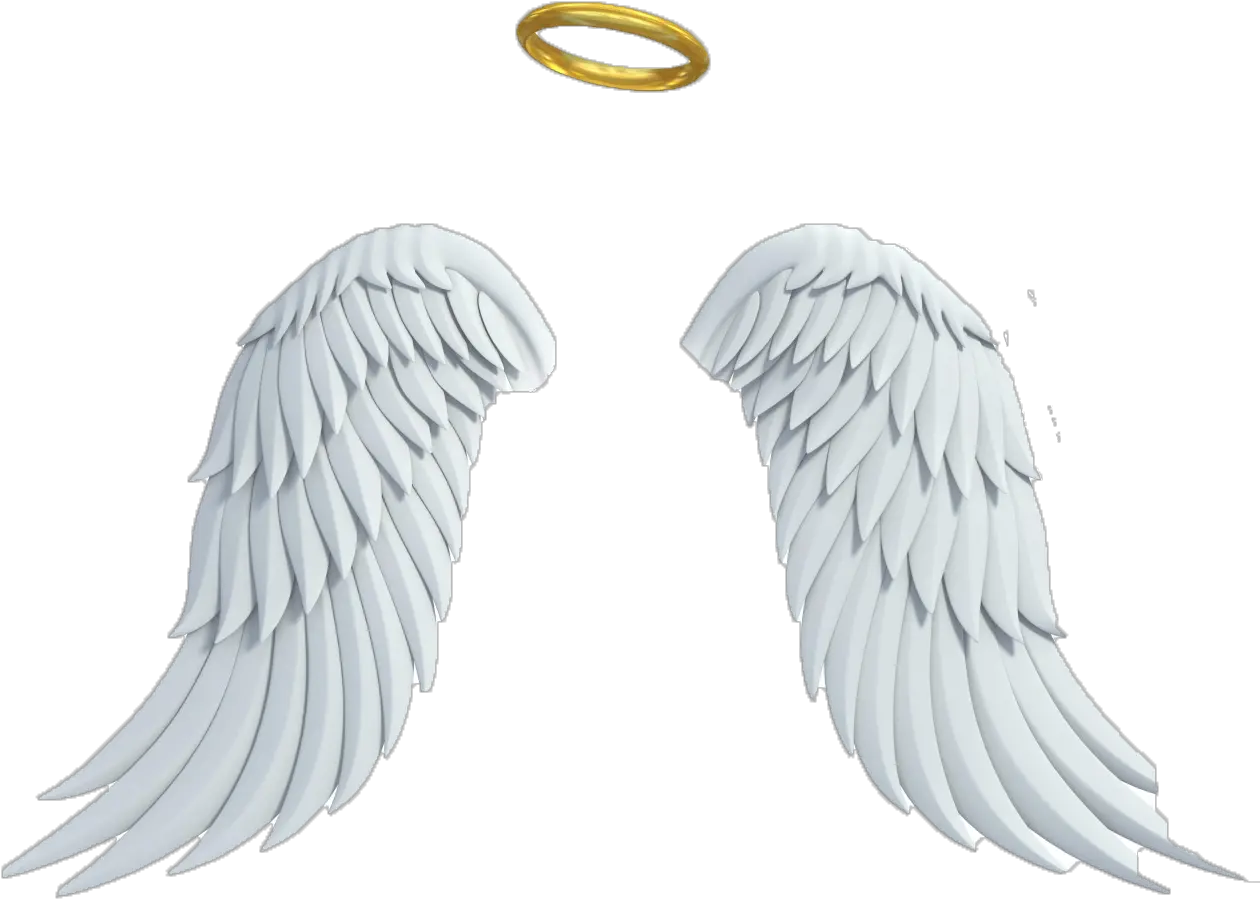 Transparent Halo Png Glowing Angel Wings Png