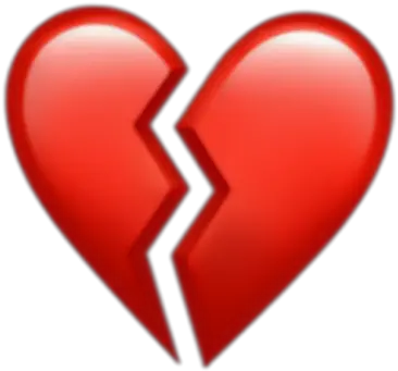 Broken Heart Clipart Picsart Broken Heart Iphone Emoji