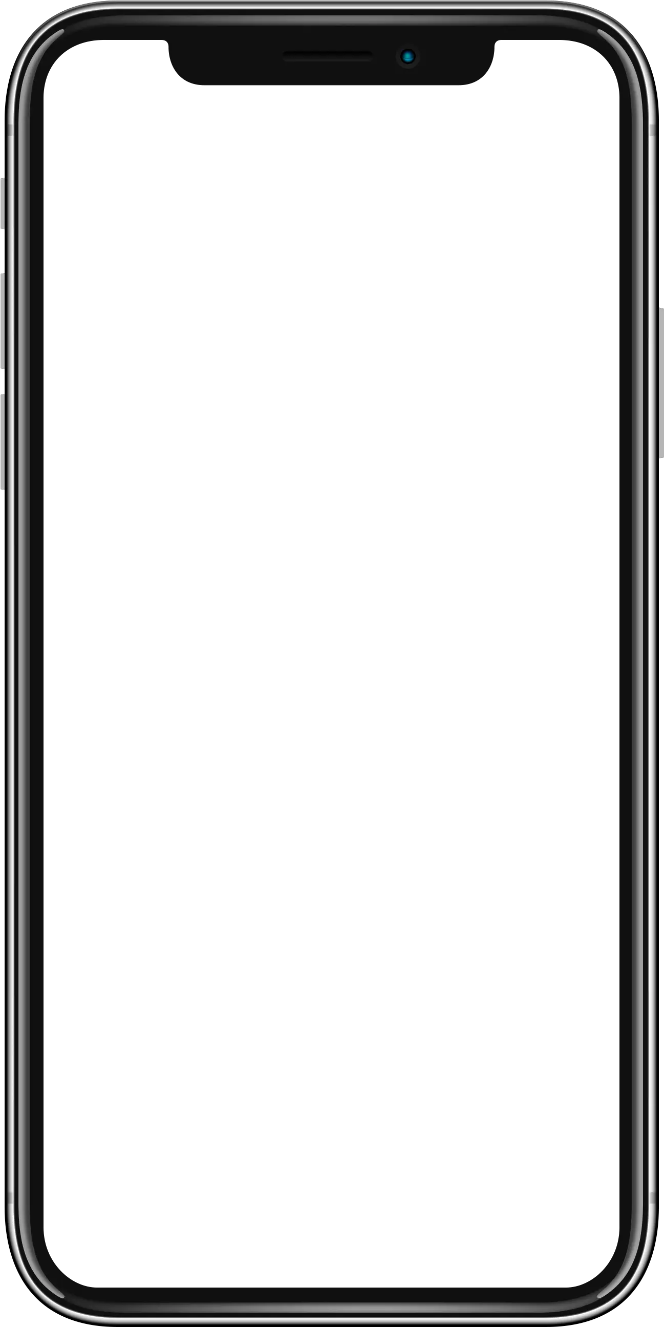 Mockup Iphone X Png Image Free Download Searchpng Iphone X Outline Transparent