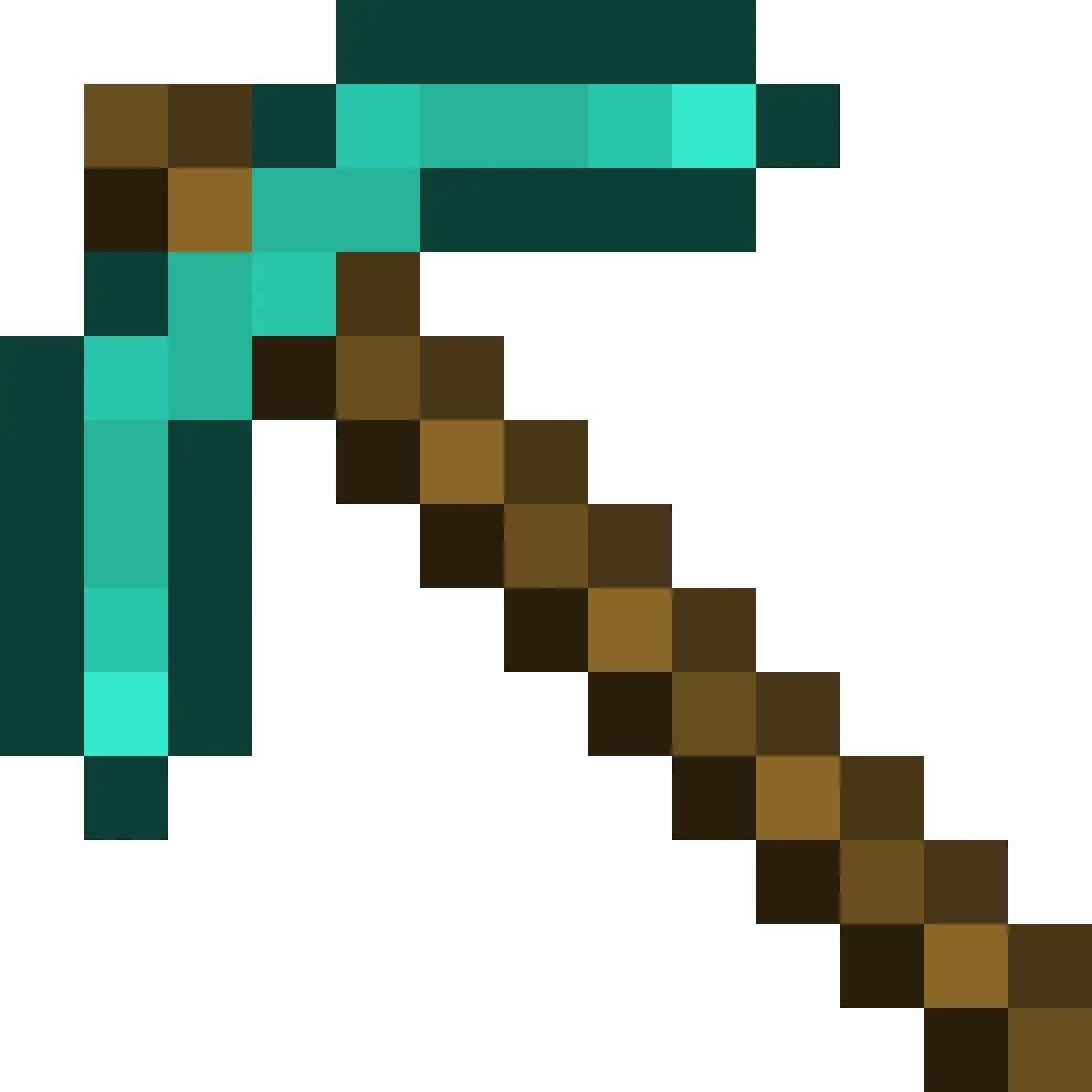 Minecraft Pickaxe Png Transparent Minecraft Diamond Pickaxe