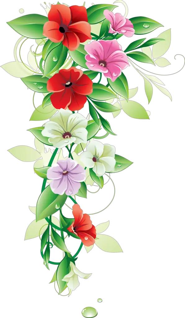 Flowers Vector Png Vector Flower Png Hd