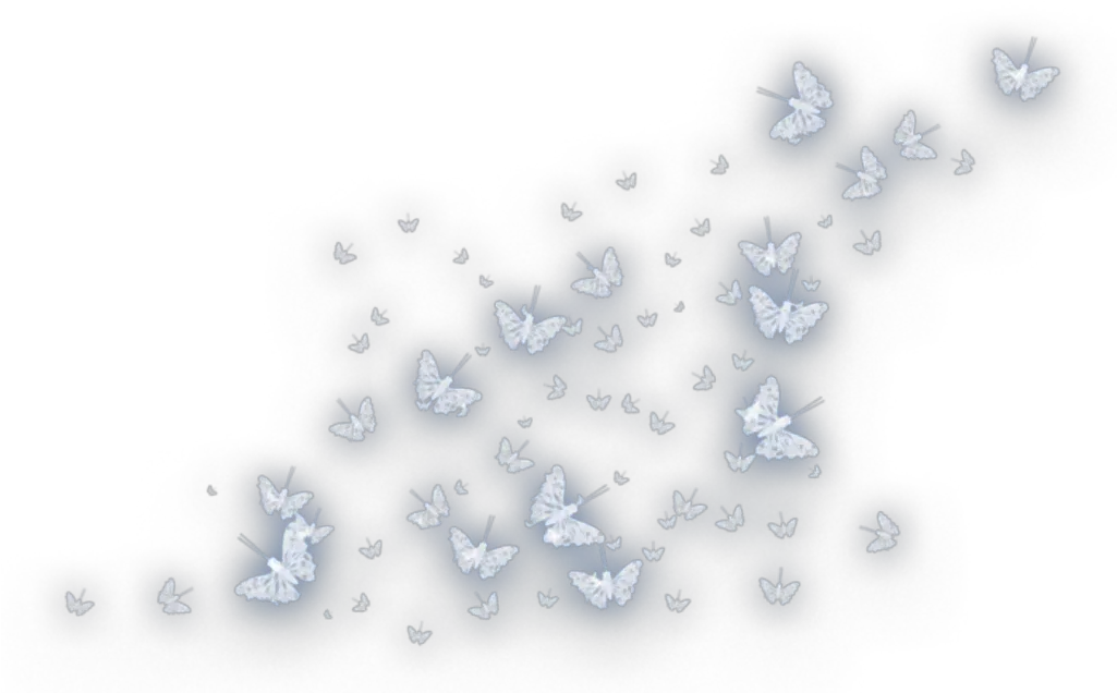 ftestickers light glow butterflies butterflylight Glowing Blue Butterflies Png