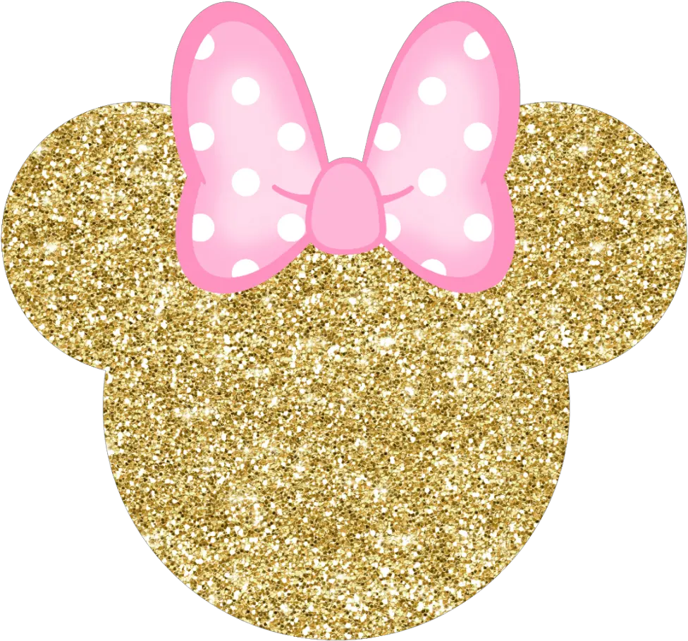 Transparent Minnie Mouse Png Images Pink And Gold Minnie Mouse Clipart