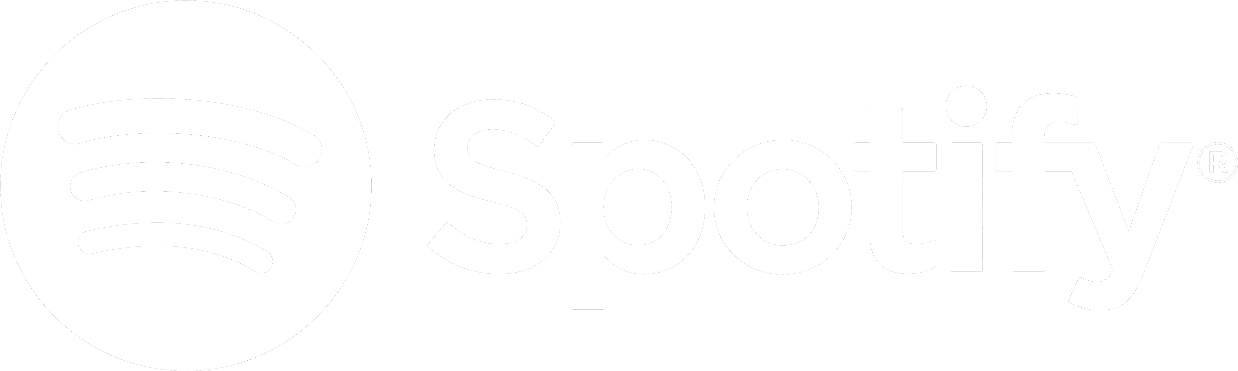 Spotify Logo Transparent White