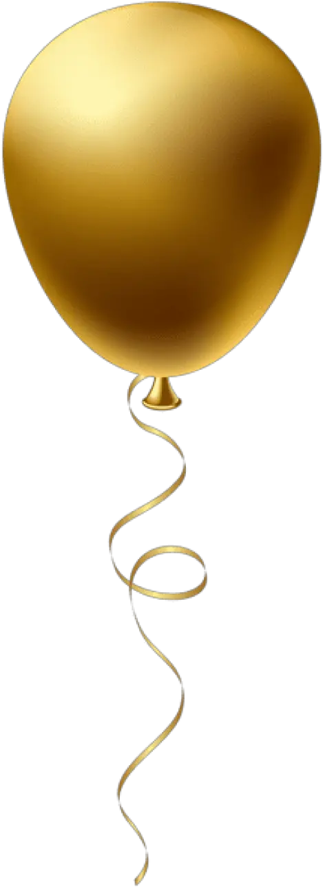 Gold Balloons Png Transparent Gold Balloons Png