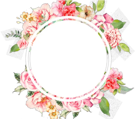 Flowers Borders Png Transparent Images Flower Frame Png Hd