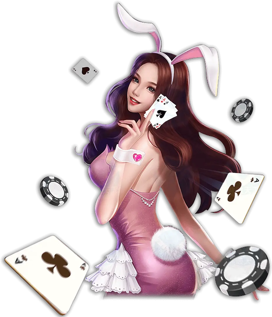 Boardgames Banner Casino Cartoon Girl Png