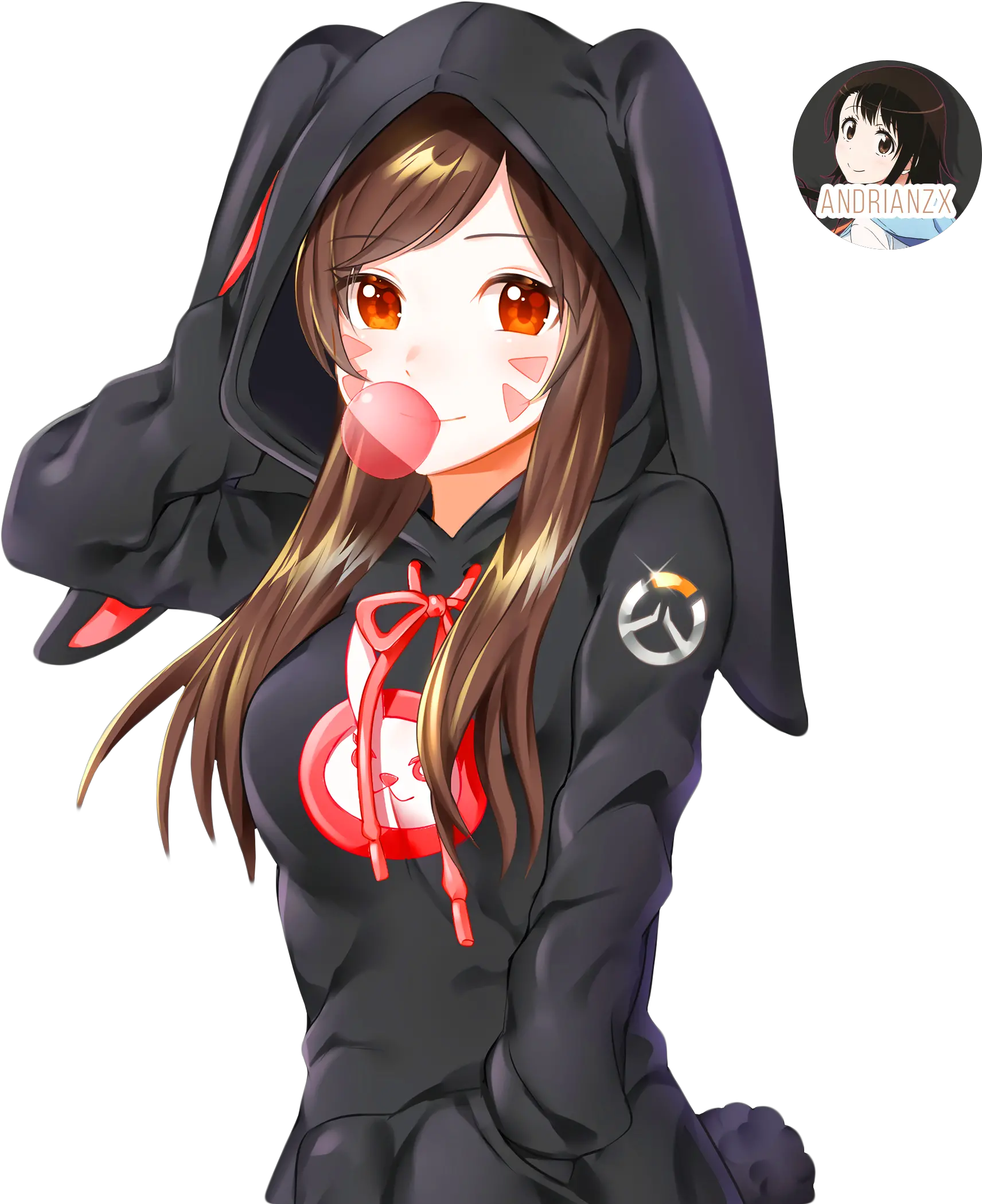 Neko Girl Png Brown Hair Cute Anime Girl