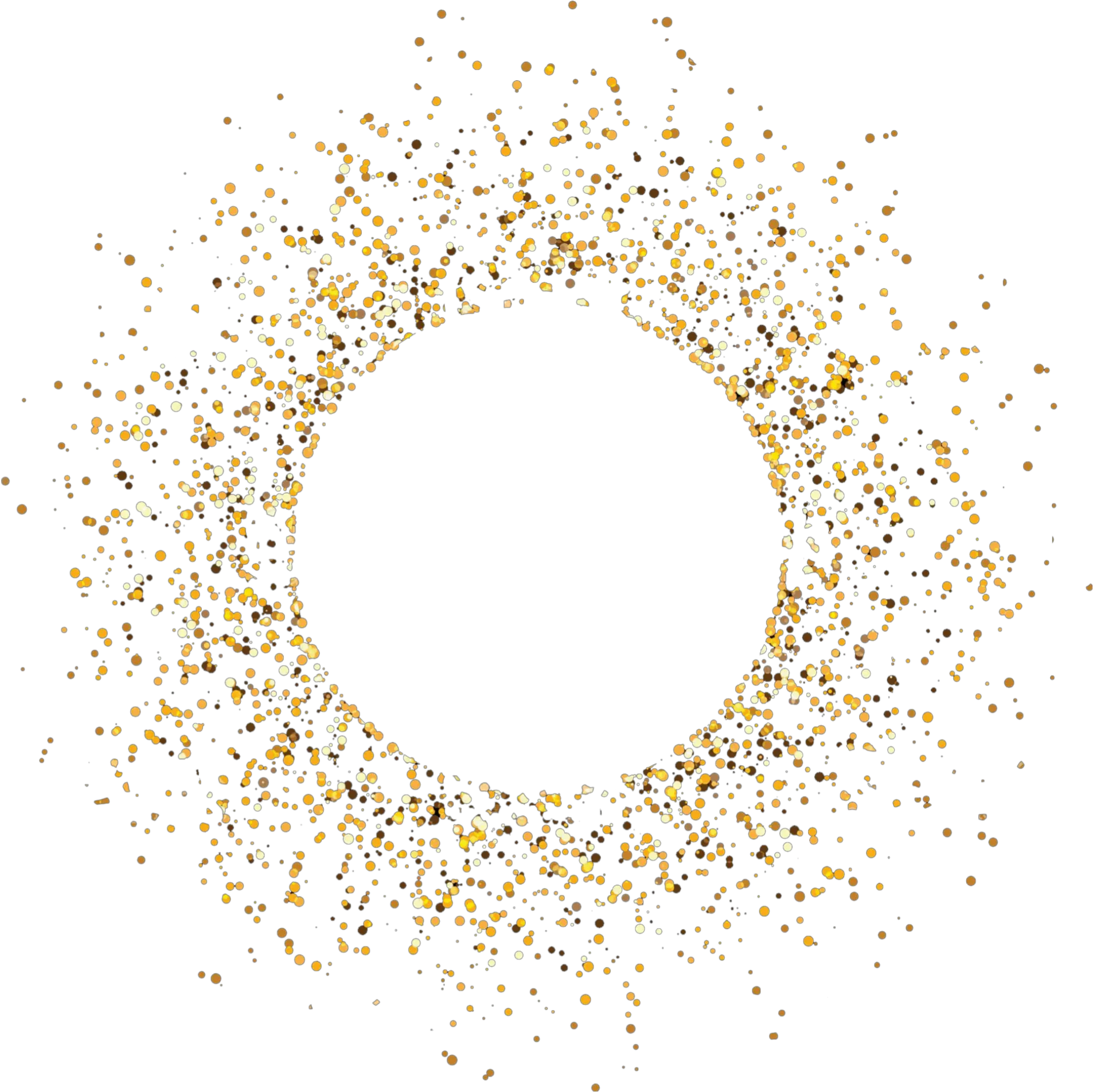 Gold Glitter Circle Png Page Glitter Golden Circle Png