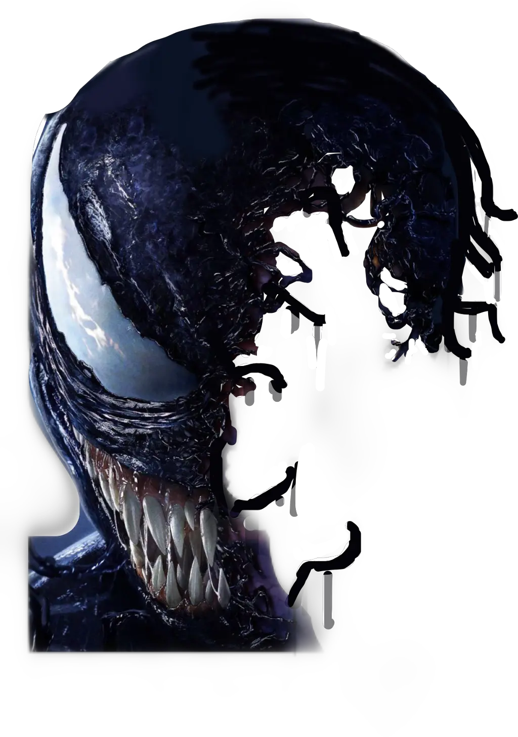 venom symbiote mask freetoedit Веном Маска Пнг