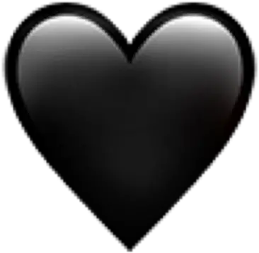 Iphone Black Heart Emoji