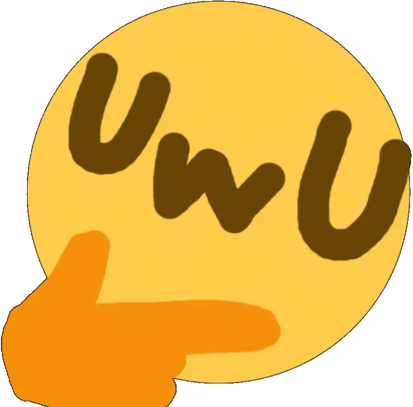 uwu owo anime meme memes emoji android think Owo Discord Uwu Emoji