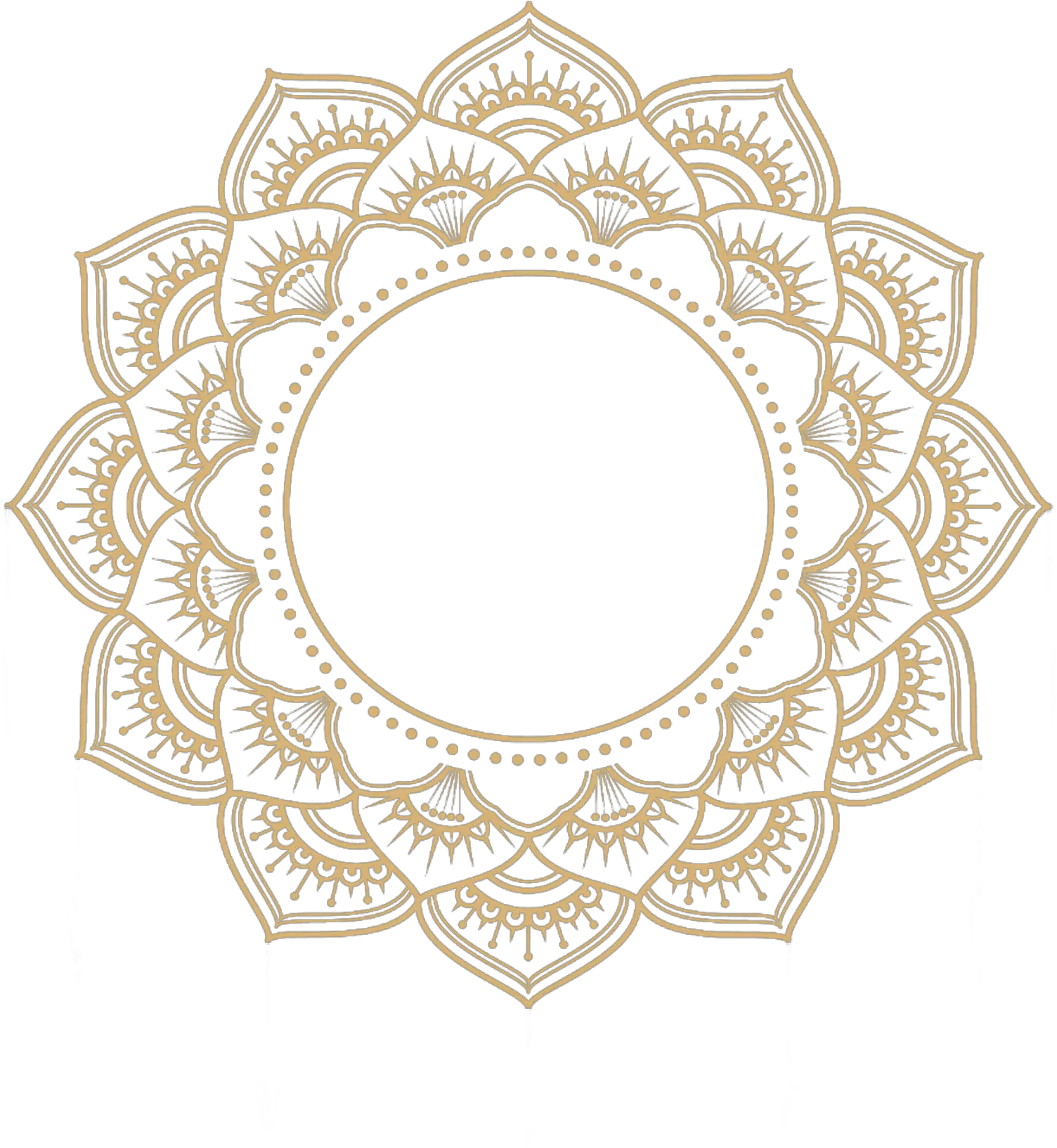 mandala gold overlay frame Gold Mandala Transparent Background