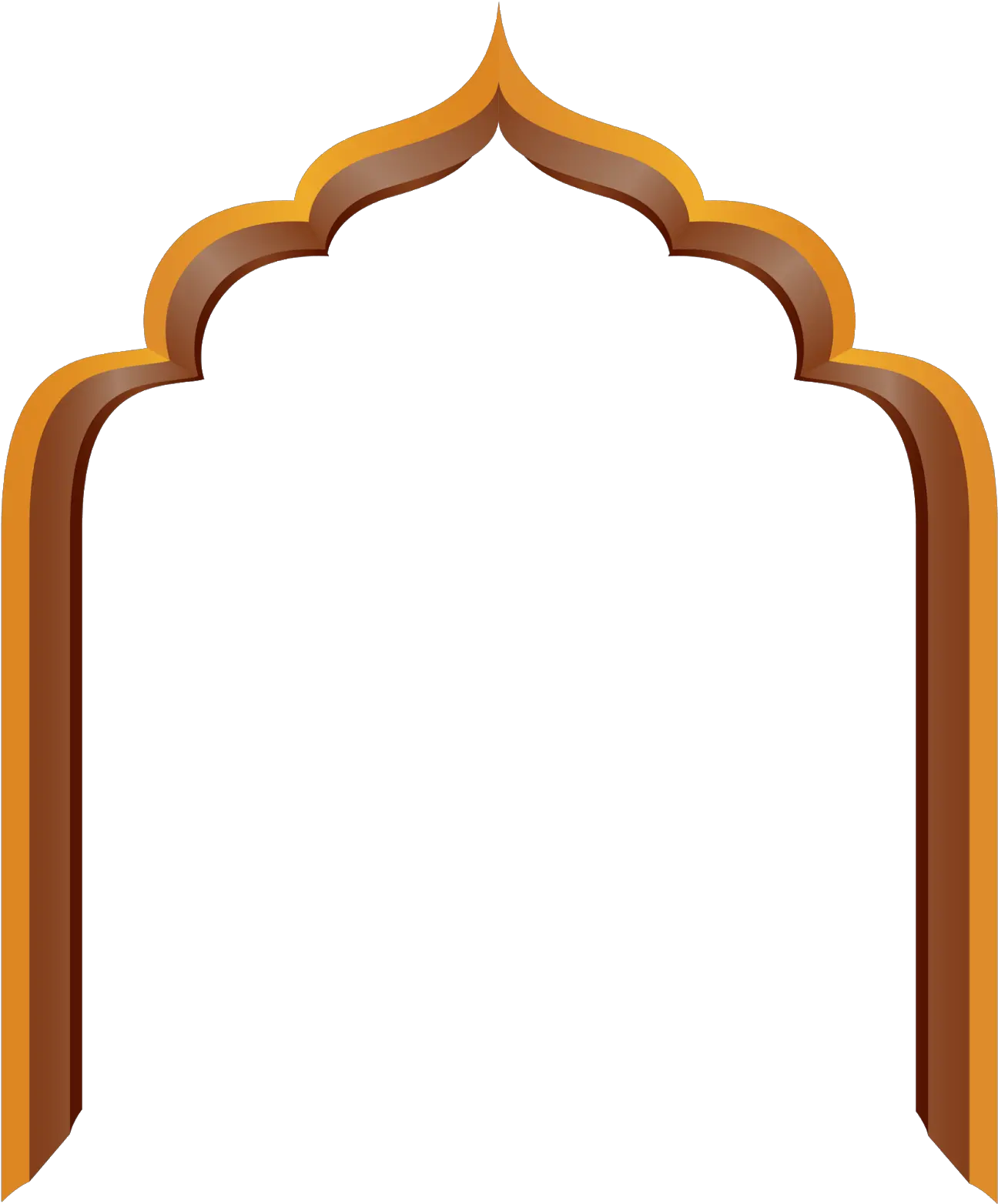 Hd Png Frames For Photoshop Transparent Arabic Arch Vector