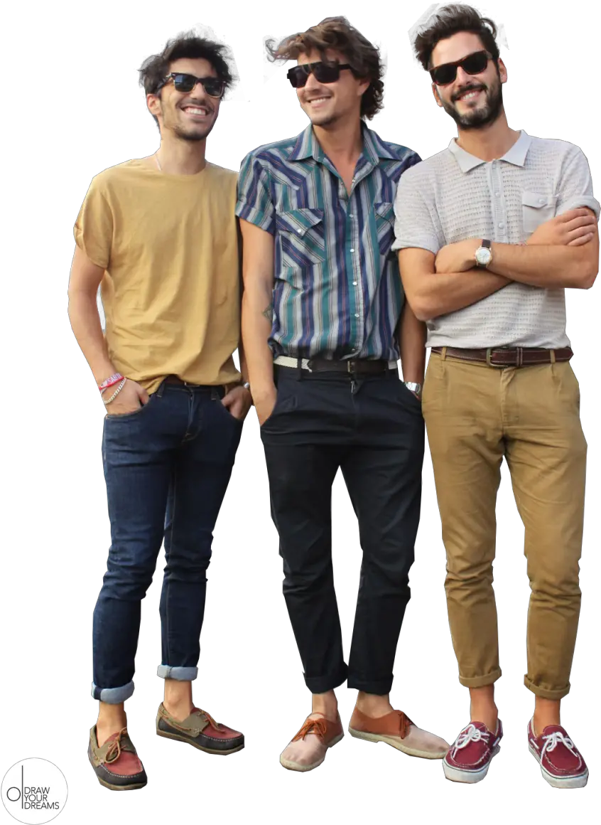 Transparent Men Fashion Png Men Rolled Up Pants