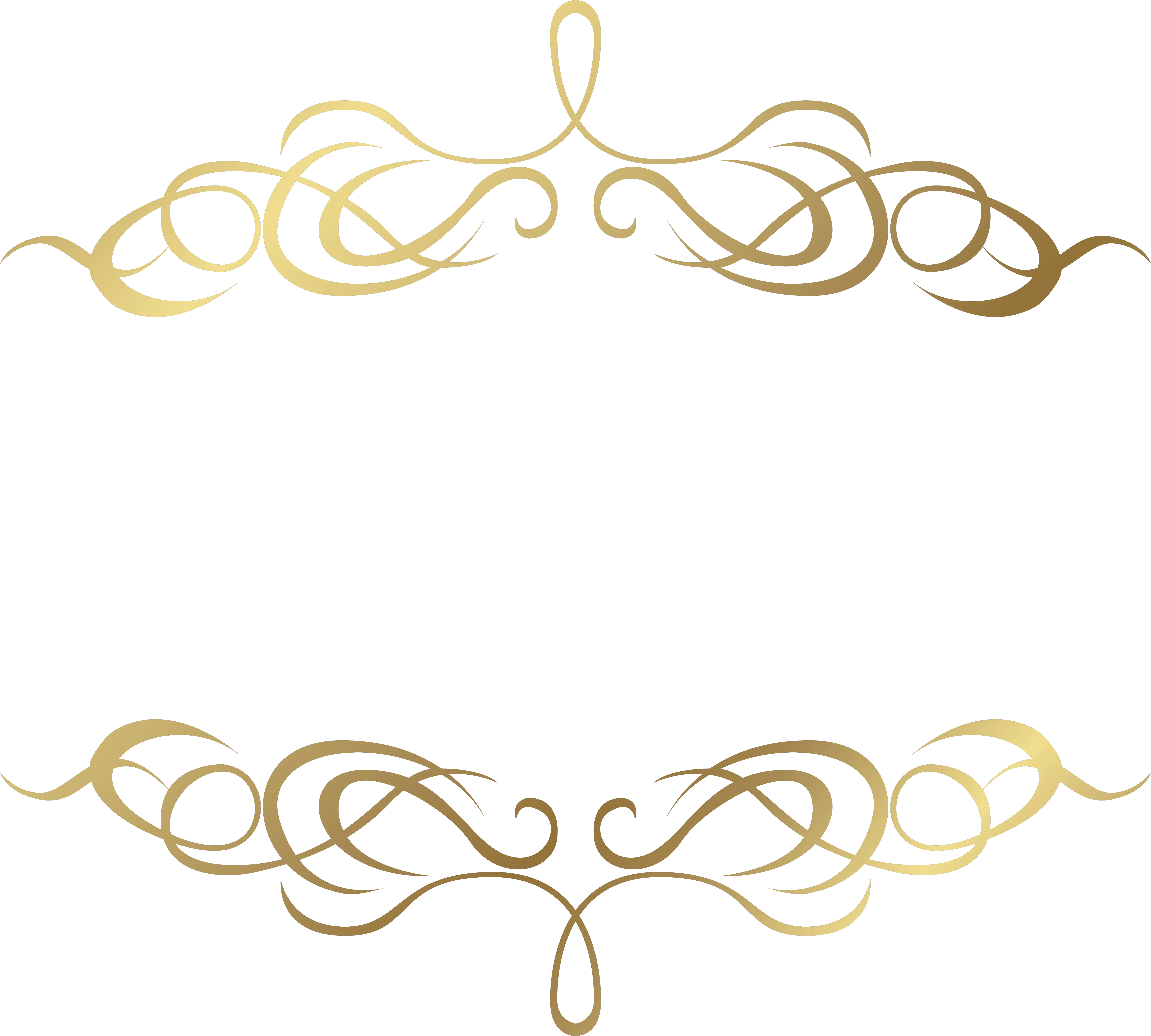 Transparent Border Clipart Png Transparent Gold Line Png