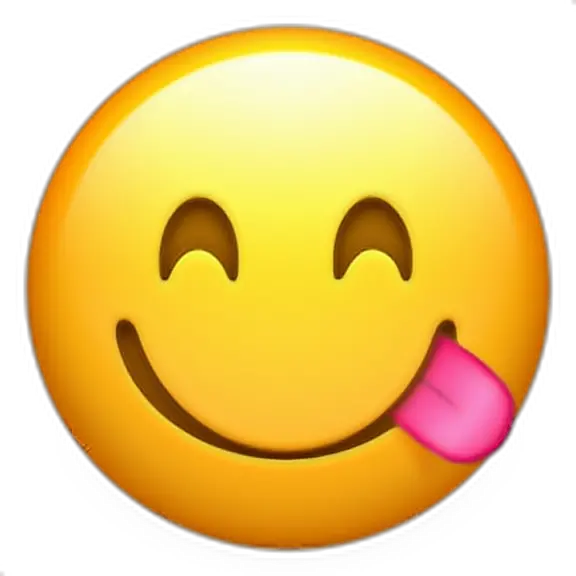 yummy emoji sticker Smile Emoji Png