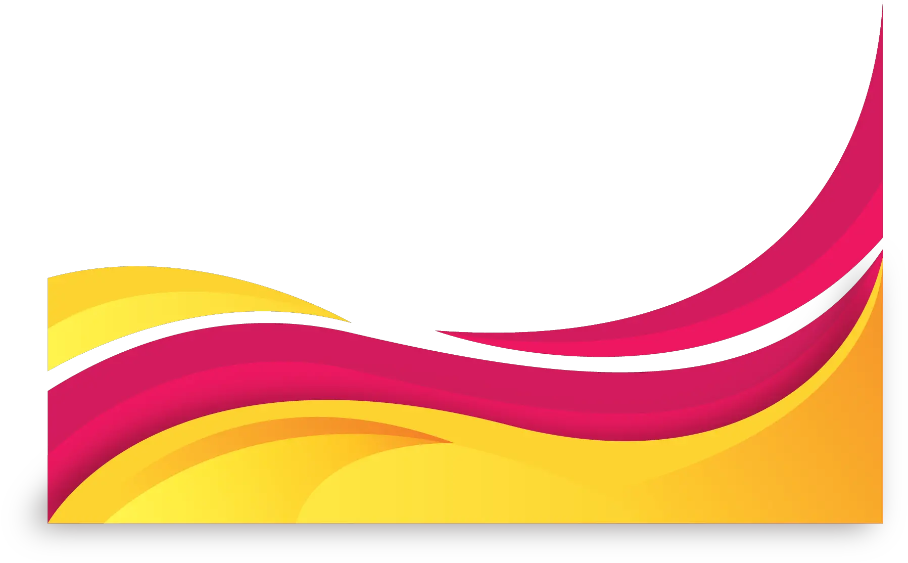 Pink Yellow Wave Yellow Pink Wave Png