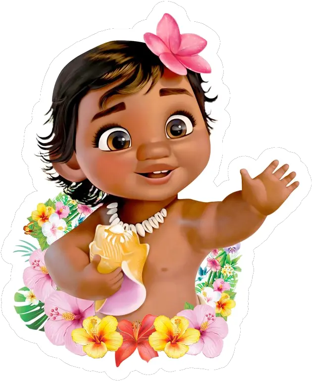 Baby Moana Transparent Background