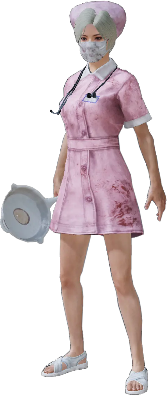 nurse pubg pink girl character freetoedit Pubg Girl Character Png