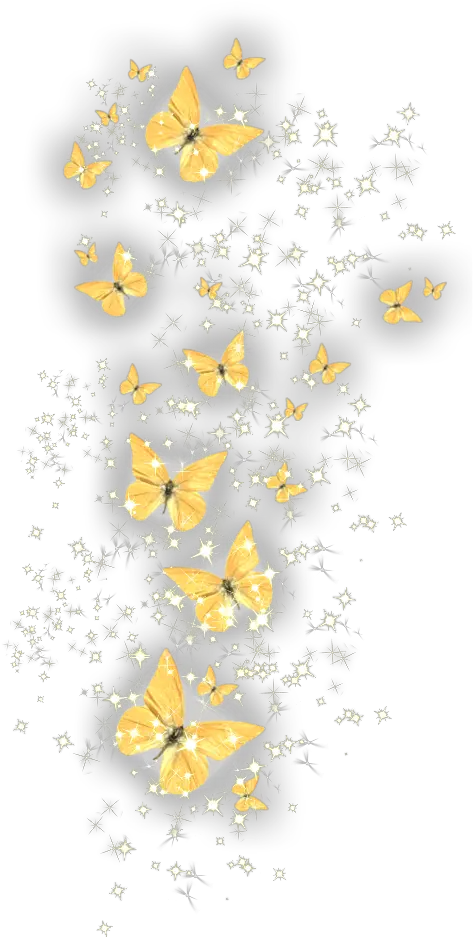 Golden Butterfly Png