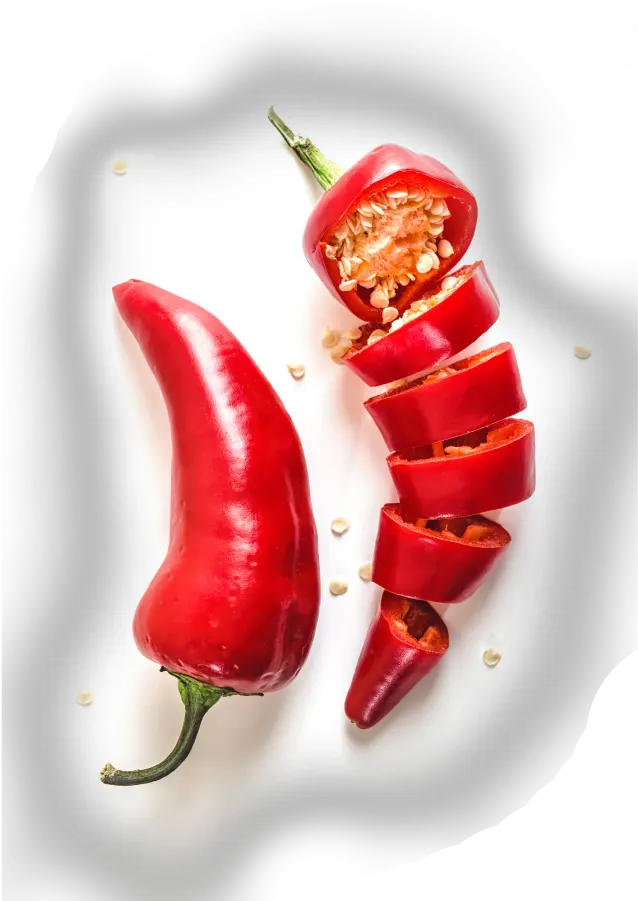 Chili Drawing Cayenne Pepper Red Chilli Top View Png