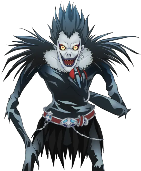 Death Note Ryuk Png Banner Black And White Download Death Note Ryuk Transparent Background