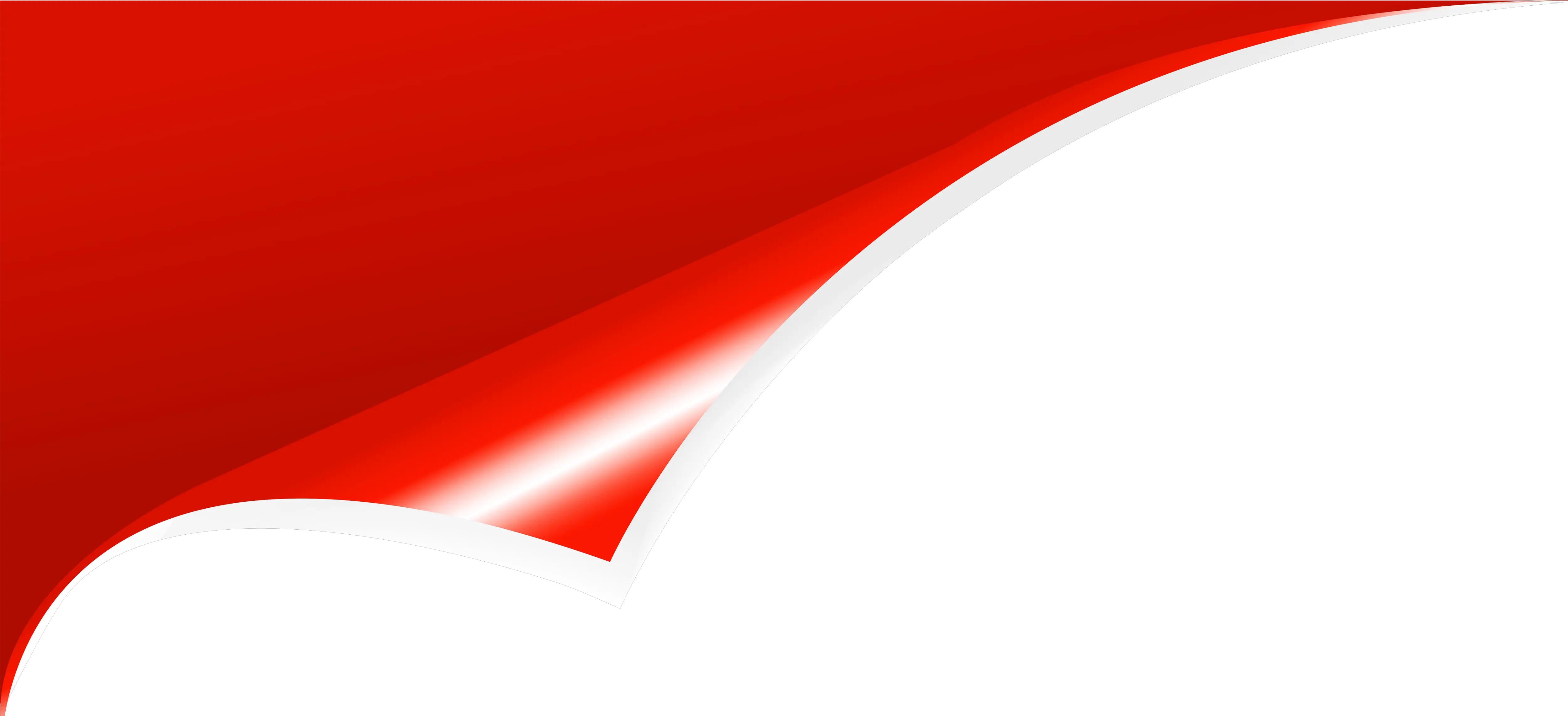 Transparent Decorative Banner Png Red Corner Border Png