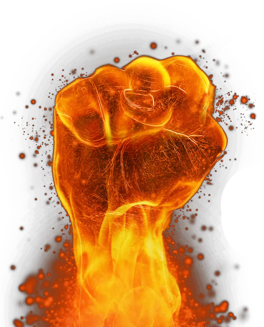 Transparent Fire Hand Png Image Free Download Searchpng Power Fire Hand Png