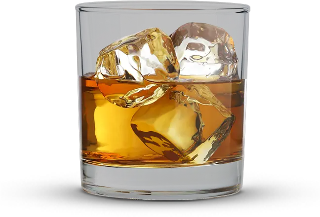 Rocks Transparent Background Glass Of Whiskey