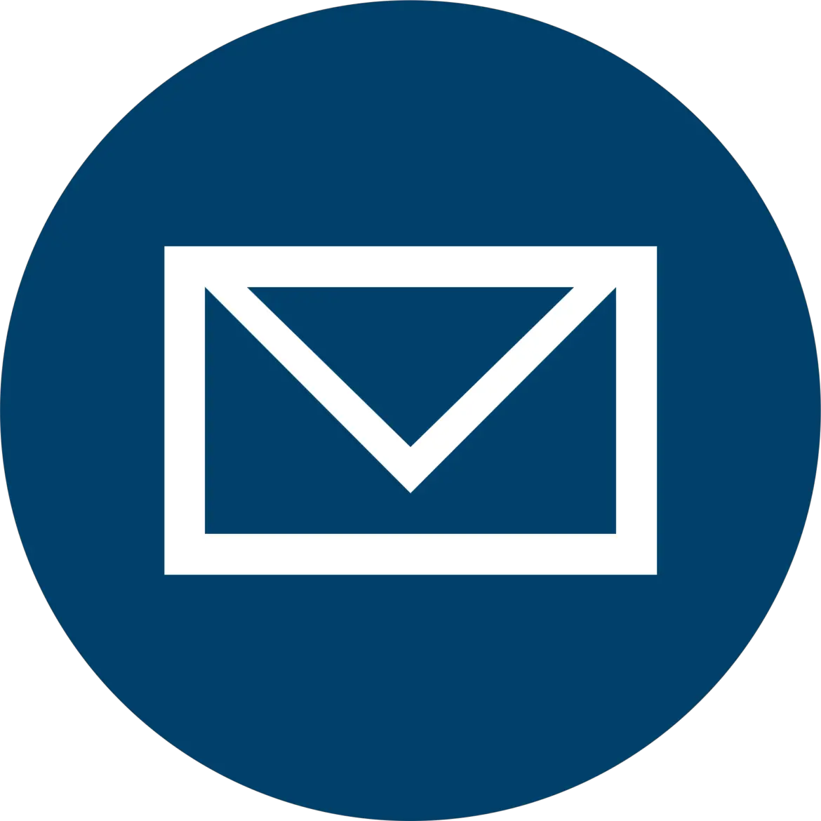 Mail Email Icon For Resume Blue