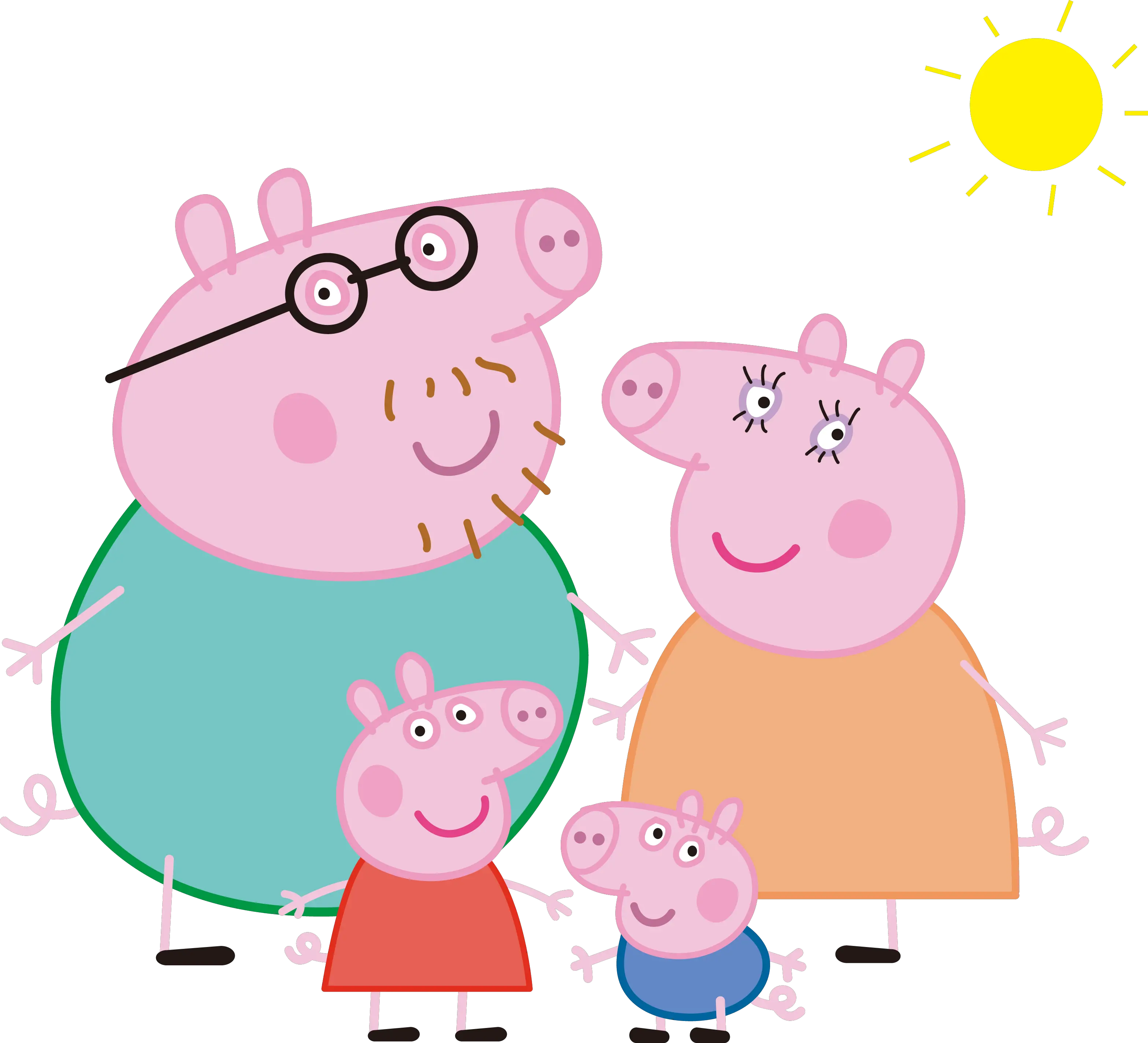 Peppa Pig Family Png Peppa Pig Family Vector