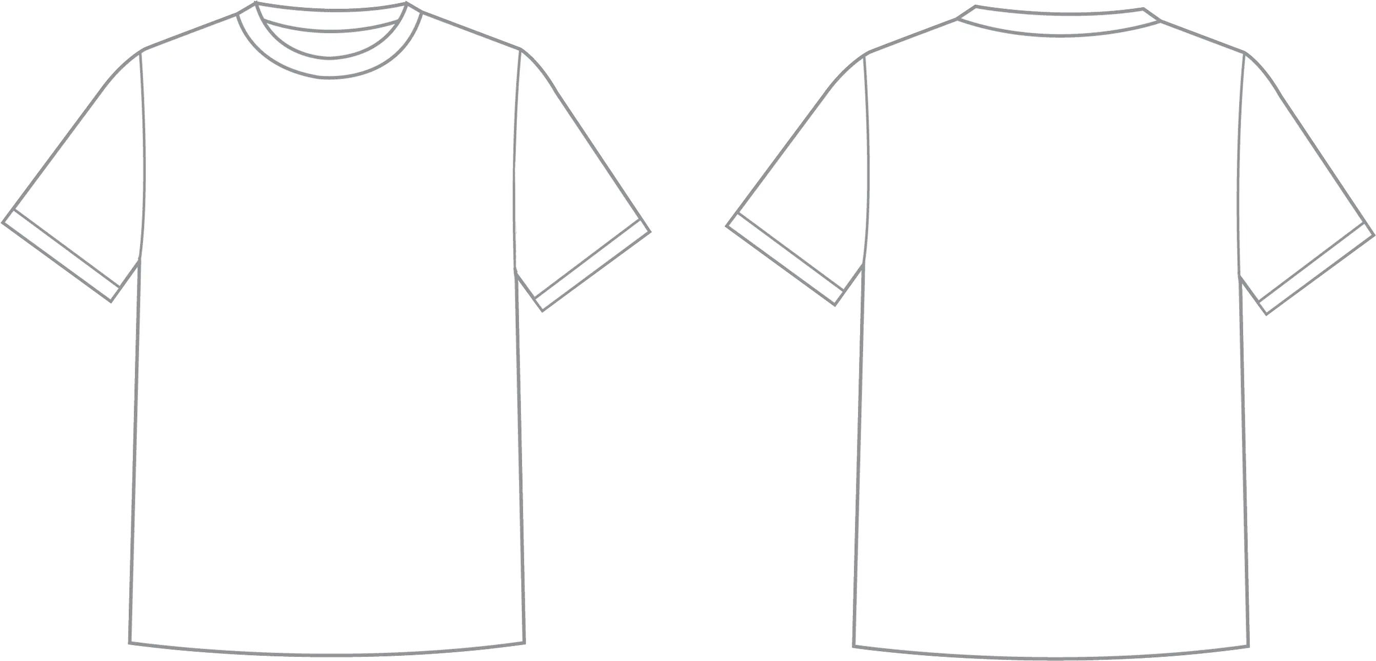 T Shirt Template Png High Quality Image High Resolution Transparent T Shirt Template Png