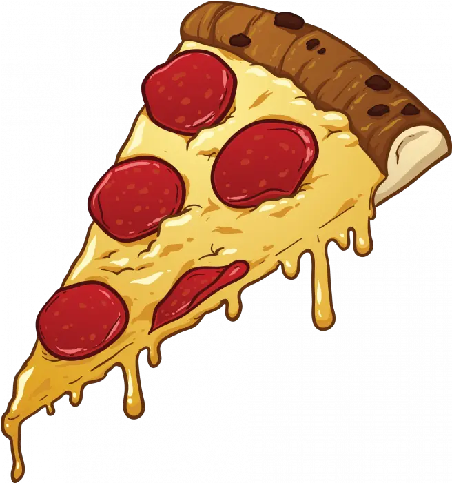 Transparent Cartoon Pizza Png Pizza Slice Clip Art