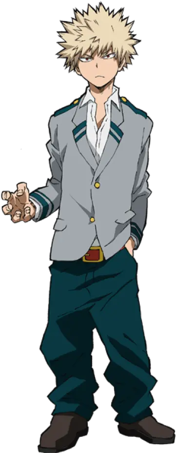 Katsuki Bakugo My Hero Academia Bakugo School Uniform