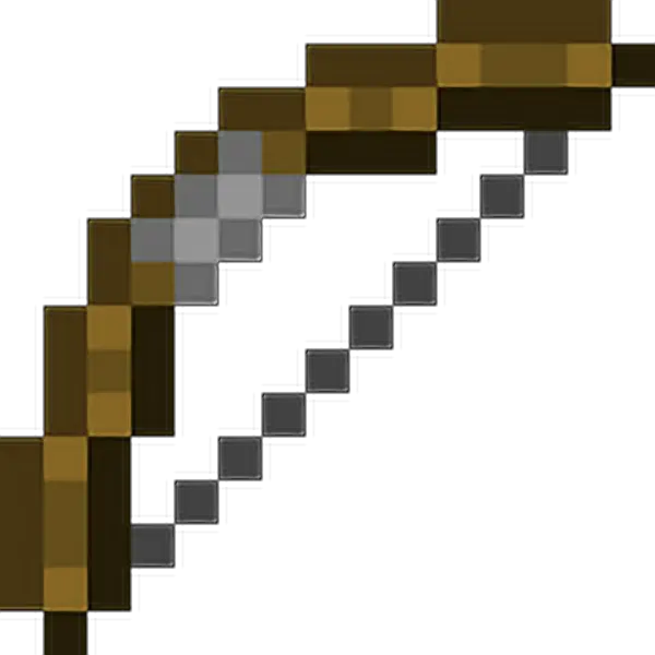 Transparent Minecraft Gun Png Minecraft Bow Png