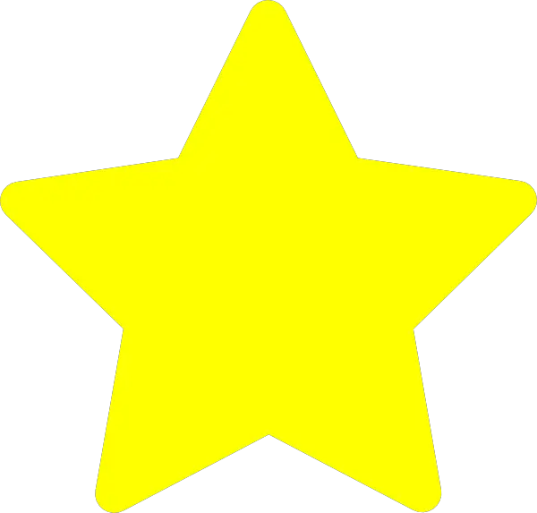 5 Yellow Star Png Yellow Star Icon Png