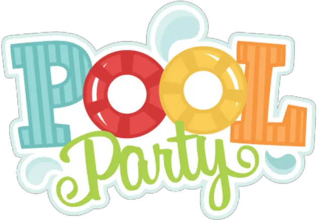 Logo Pool Party Png