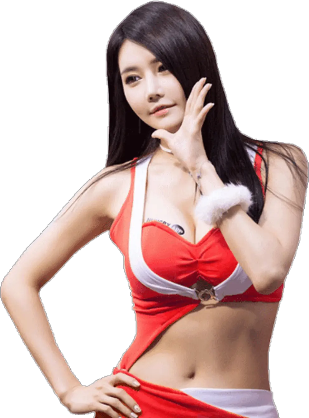 Casino Girl Chip Png