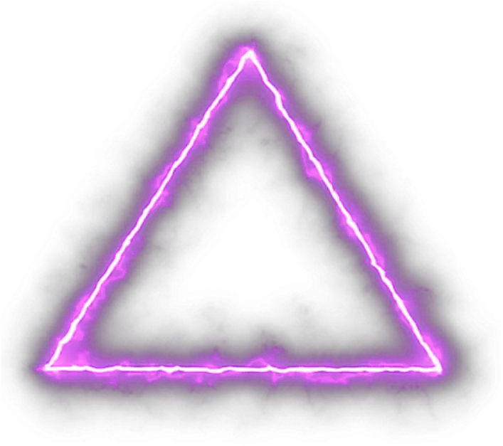 circle neoncircle circleneon triangle neontriangle Effect Light Png Hd