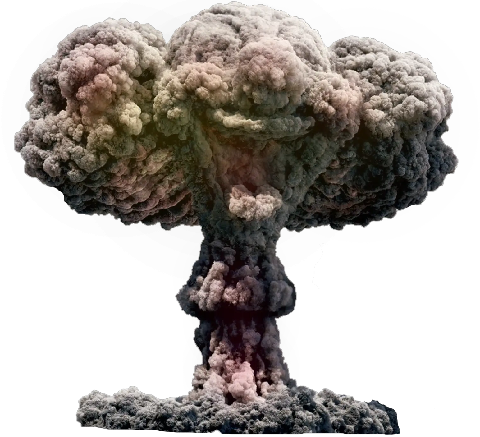 Nuclear Explosion Png Nuke Mushroom Cloud Png