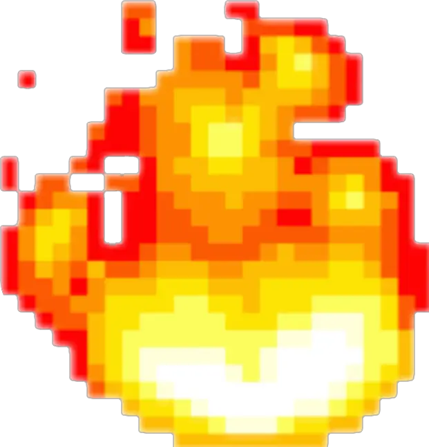 Pixel Fire Png Pixel Art Fire Png