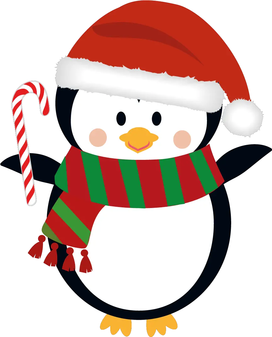 Christmas Penguins Clip Art Free Transparent Background Cute Christmas Png