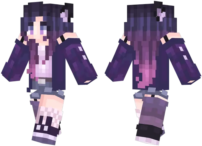 Pastel Purple Minecraft Skin