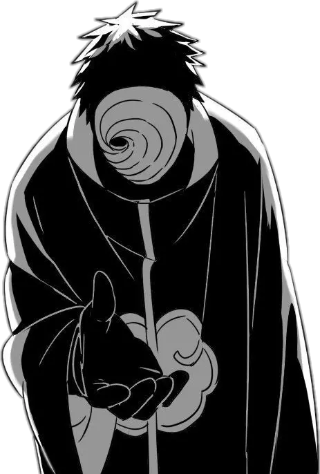 tobi obito naruto akatsuki Black And White Tobi